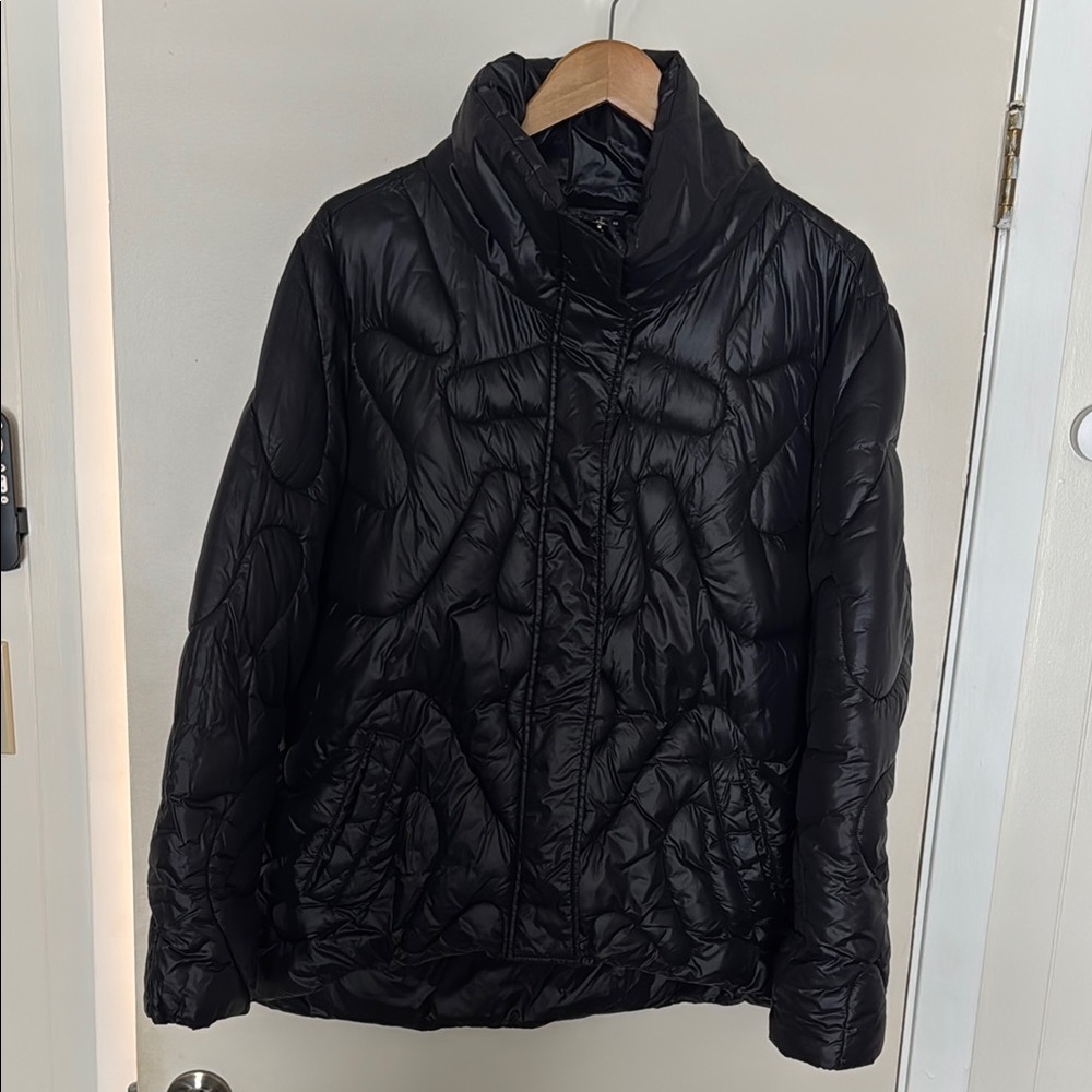 Universal Standard Black Puffer Jacket - S/sz 16
